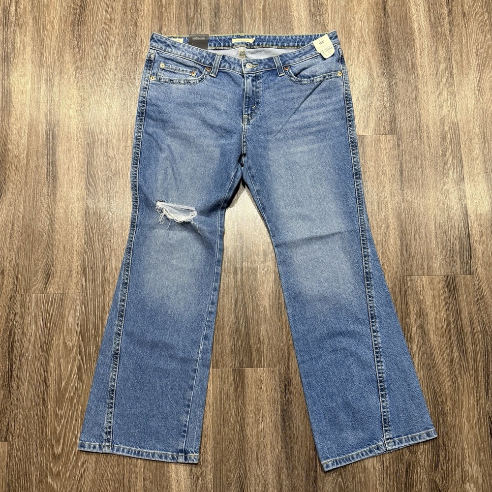 Levi's Noughties Bootcut Low Rise Denim Jeans Women's Size 33x30